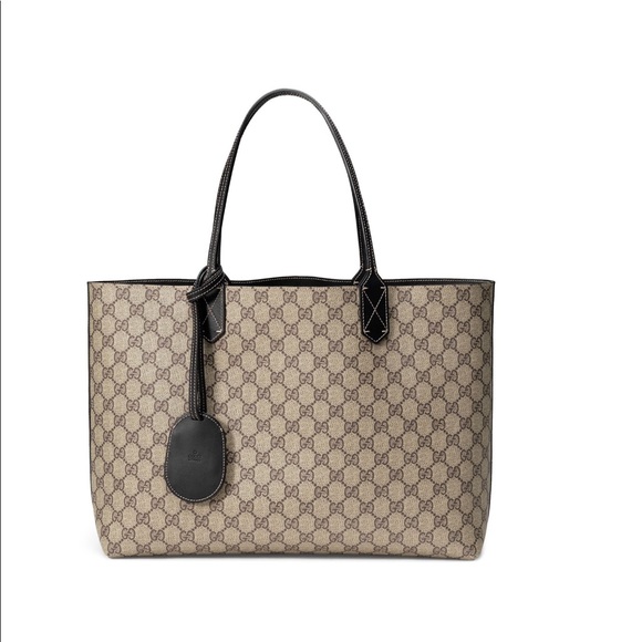 Gucci Handbags - Gucci GG Medium Tote Reversible Black